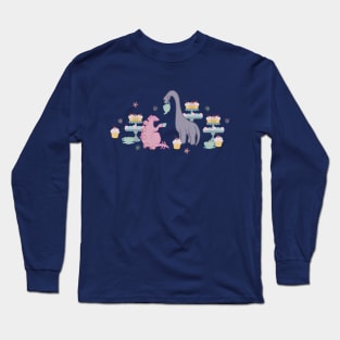 Dinosaur Tea Party Long Sleeve T-Shirt